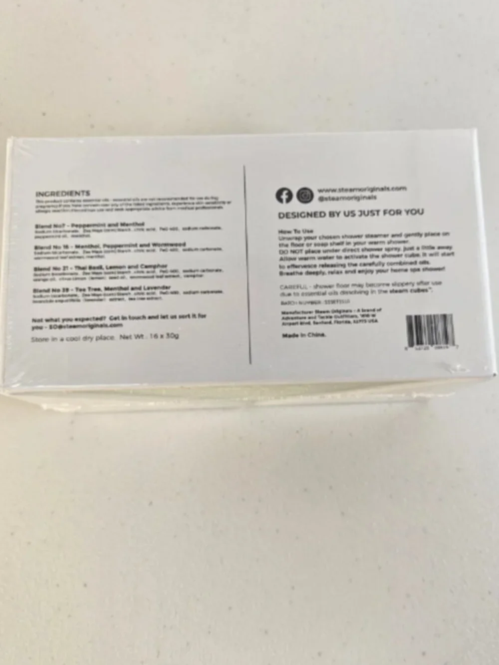 STEAM ORIGINALS™ Steam Kubes™ – Premium Aromatherapy Shower Steamers (16‑Pack)